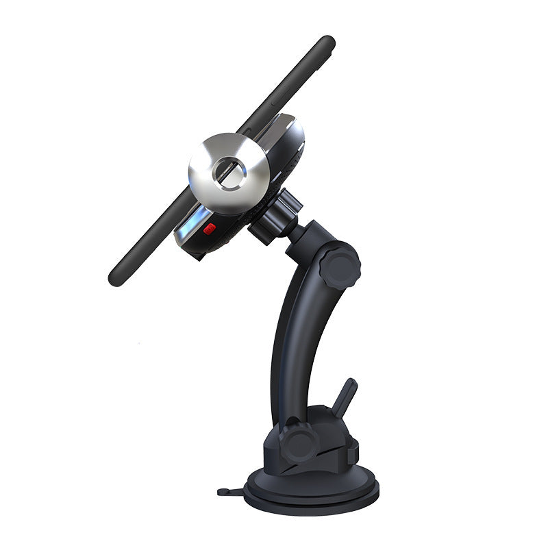 Cargador inalámbrico 15 W para coche con soporte magnético y ventosa | Rotación 360°